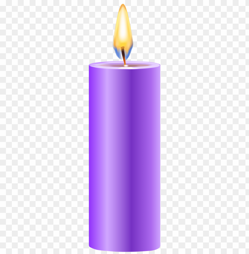 candle, purple