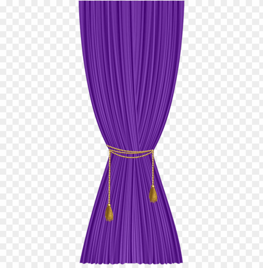 purple curtain decorative transparent