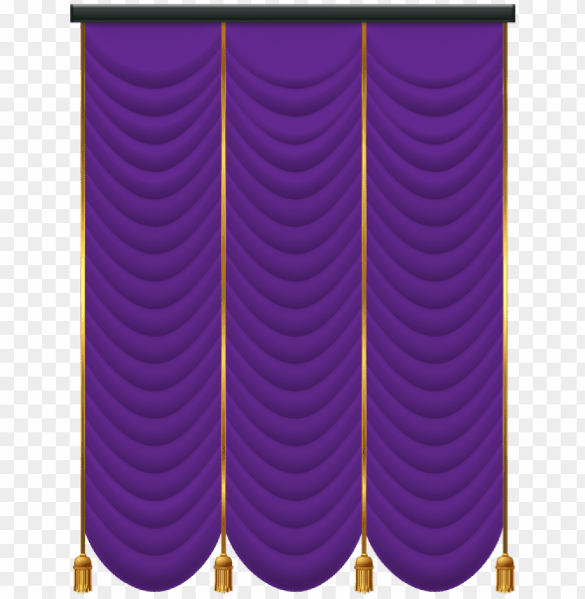 purple curtain transparent