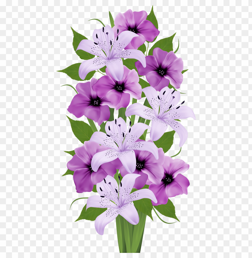 bouquet, decorative, purple