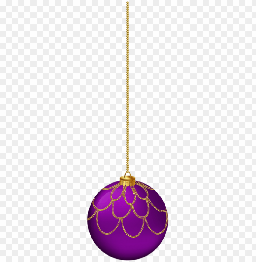 purple hanging christmas ball png PNG Images@toppng.com