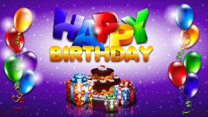 Free Vector  Happy birthday design background