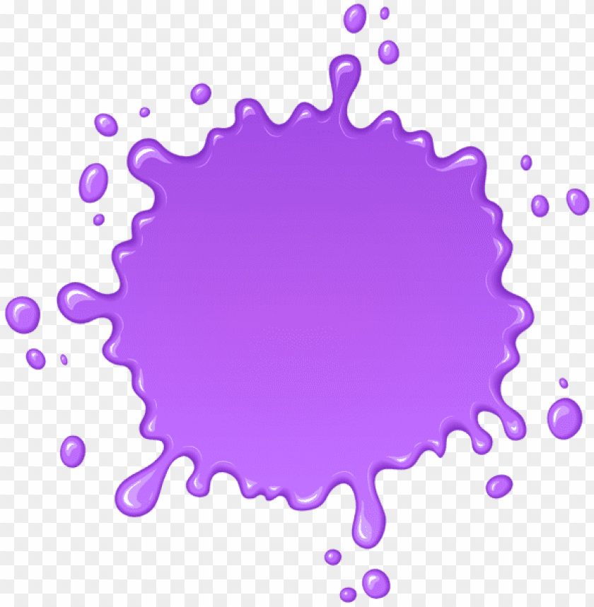purple paint splatter transparent