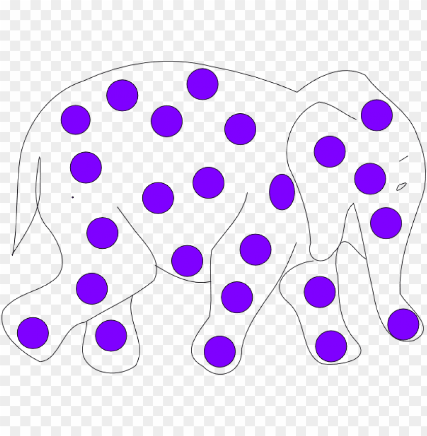 polka dots, white polka dots, polka dot pattern, dotted line, elephant, elephant silhouette