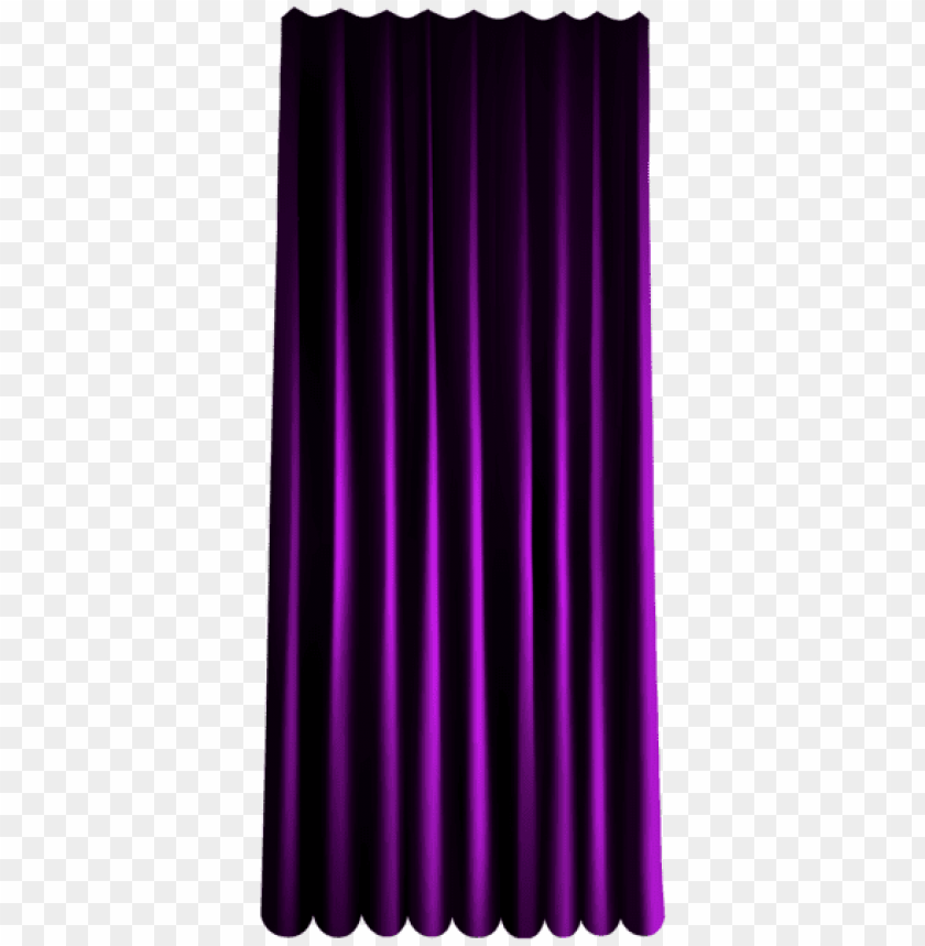 purple single curtain