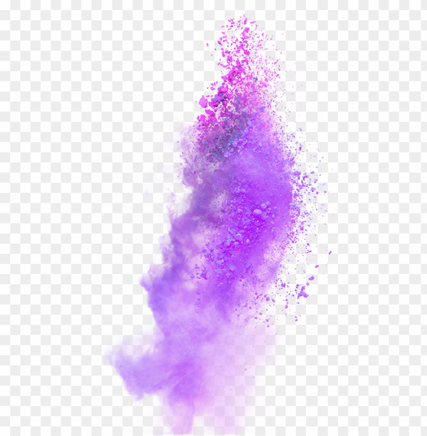 purple smoke powder explosion effect PNG image with transparent background@toppng.com