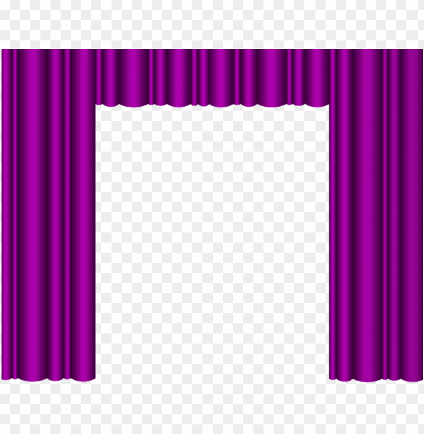 purple theater curtains transparent