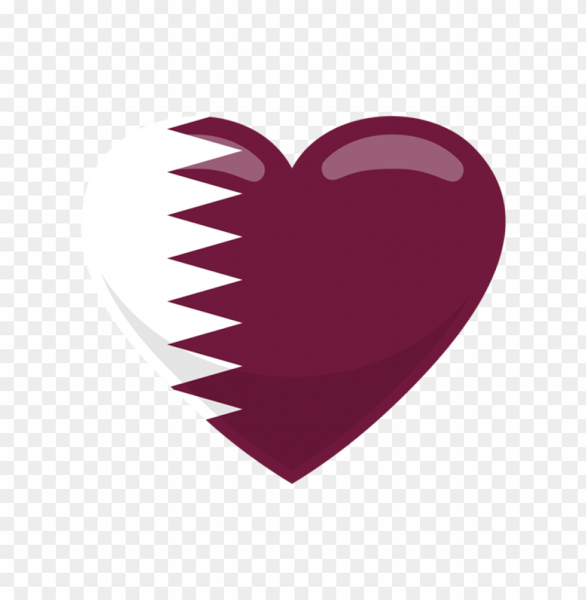 free PNG qatar flag heart shape icon PNG image with transparent background PNG images transparent