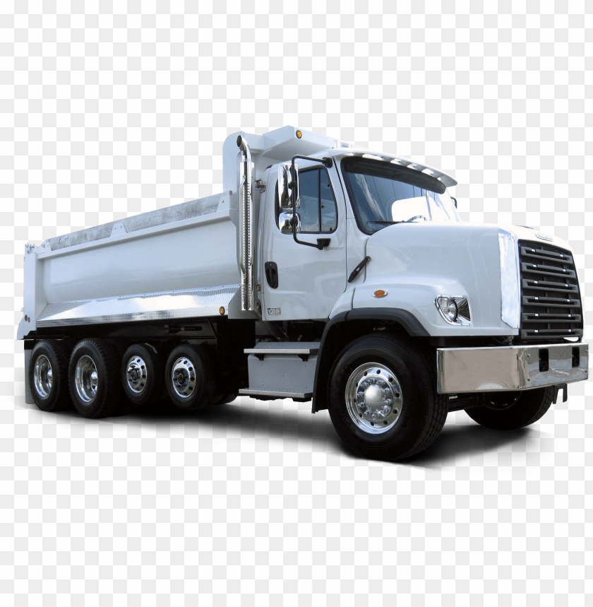 quad axle dump truck PNG image with transparent background | TOPpng
