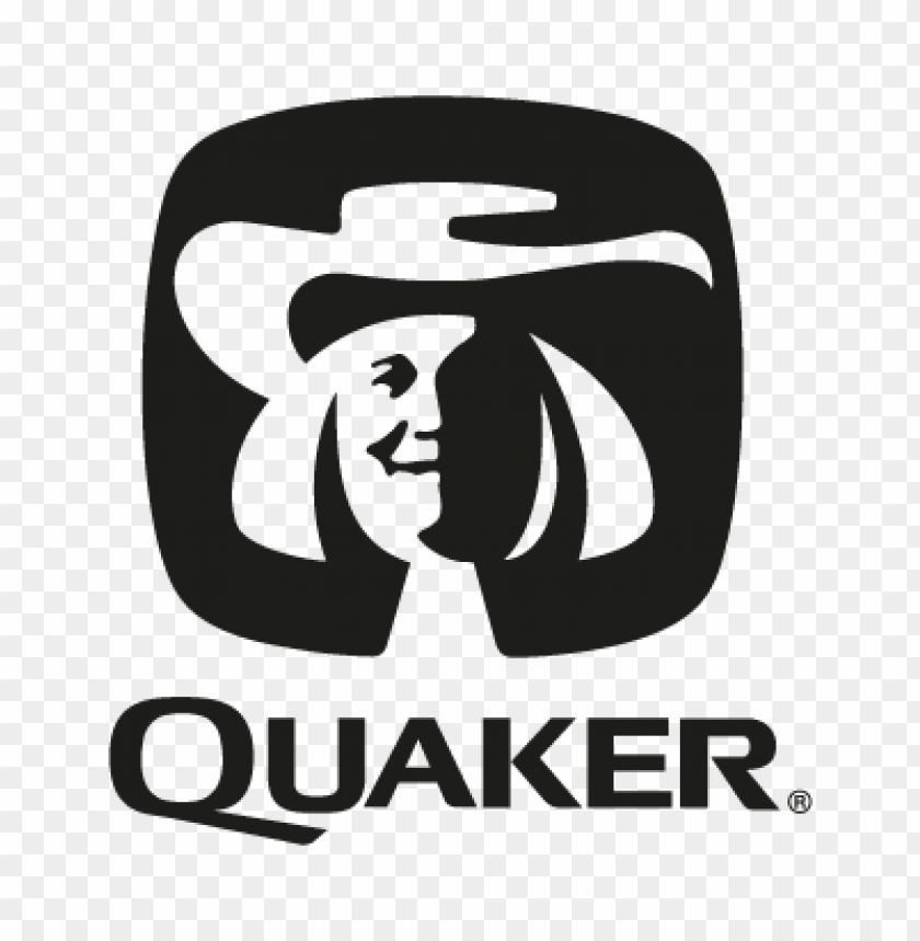  quaker black vector logo free download - 464175