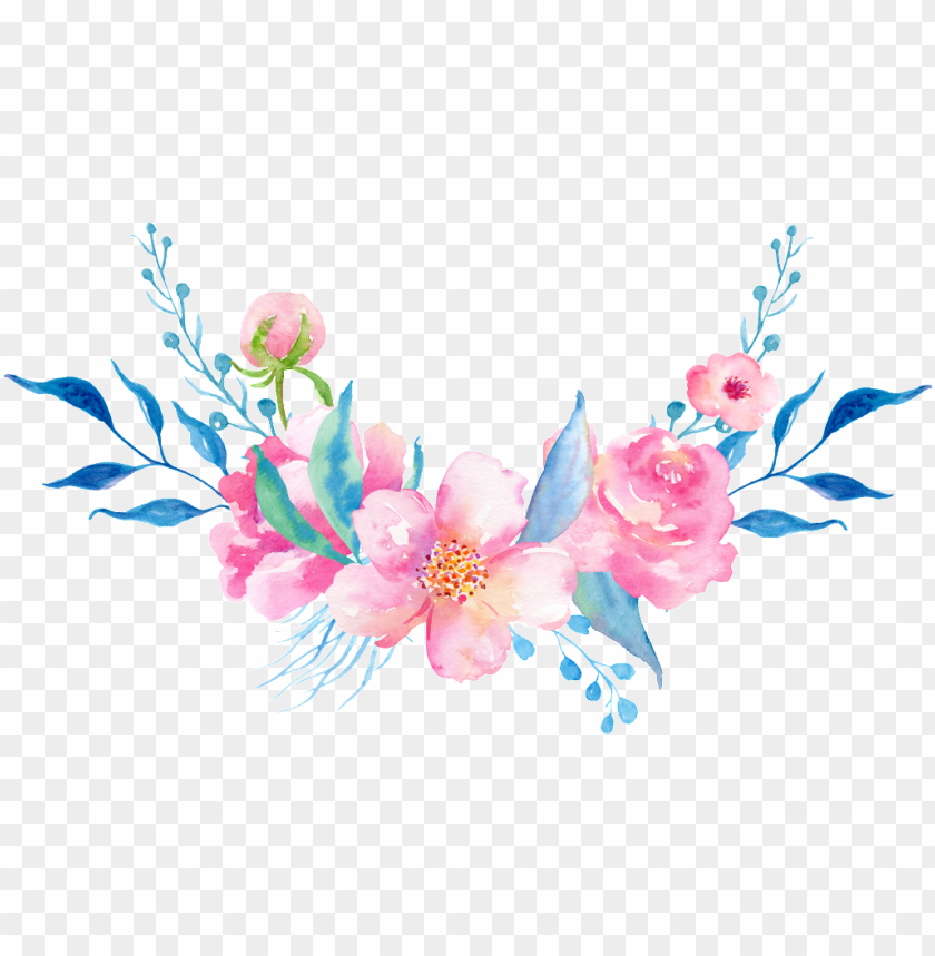 quality flower cartoon transparent about flowers,floral - 水彩 花朵 PNG image  with transparent background | TOPpng