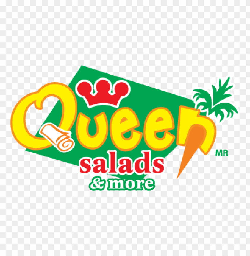  queen salads more vector logo free - 464135