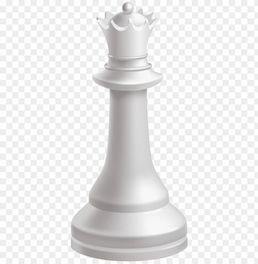 queen white chess piece clipart png photo - 31438
