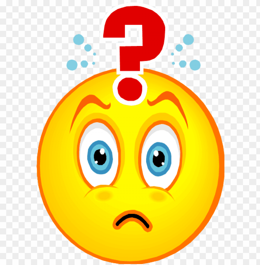 Free download | HD PNG question mark emoticon png source confused face ...