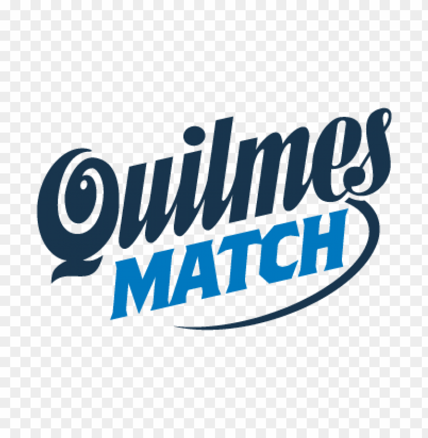  quilmes match vector logo download free - 464157