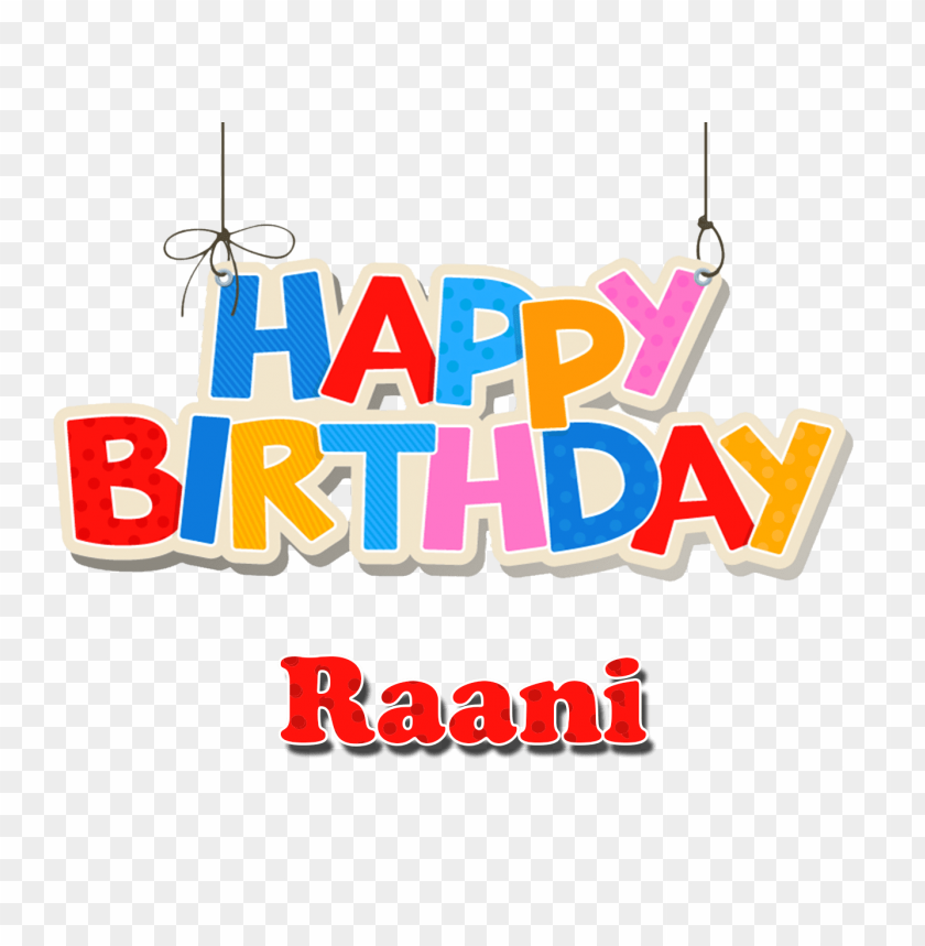 raani name logo png PNG image with no background - Image ID 37633