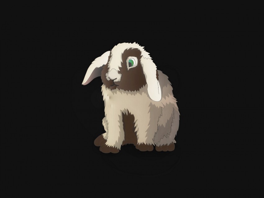 rabbit, hare, art, minimalism