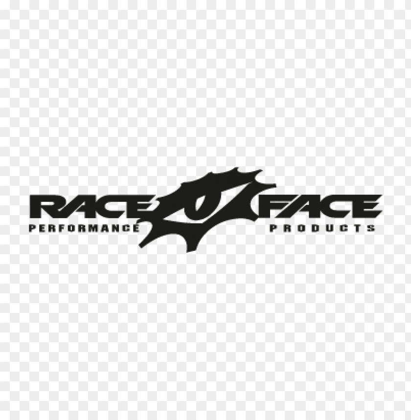  race face black vector logo download free - 464025
