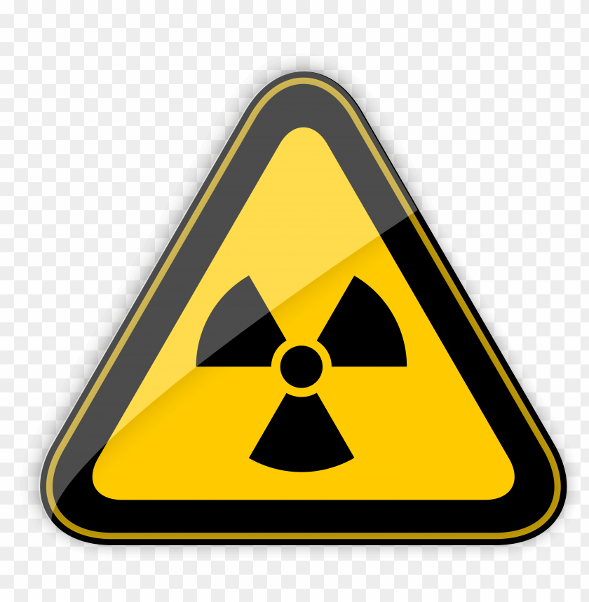 hazard, radiation, sign, warning