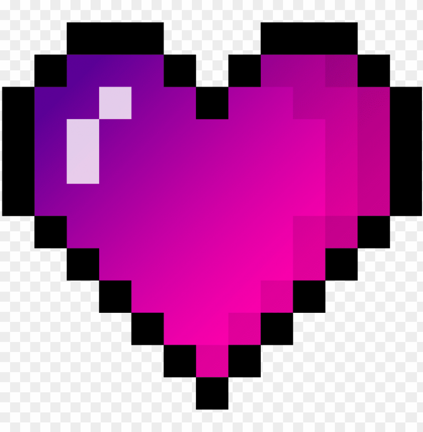 radient pixelheart gradientheart gradientp purple pixel heart PNG transparent with Clear Background ID 285512