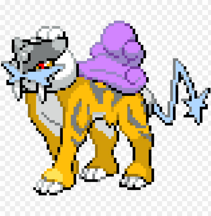 raikou pokemon suicune entei raikou pixel PNG transparent with Clear Background ID 199658