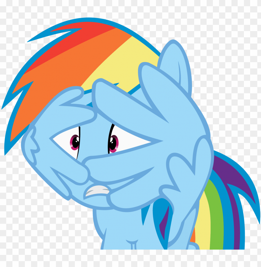 rainbow dash scared vector PNG transparent with Clear Background ID 95731