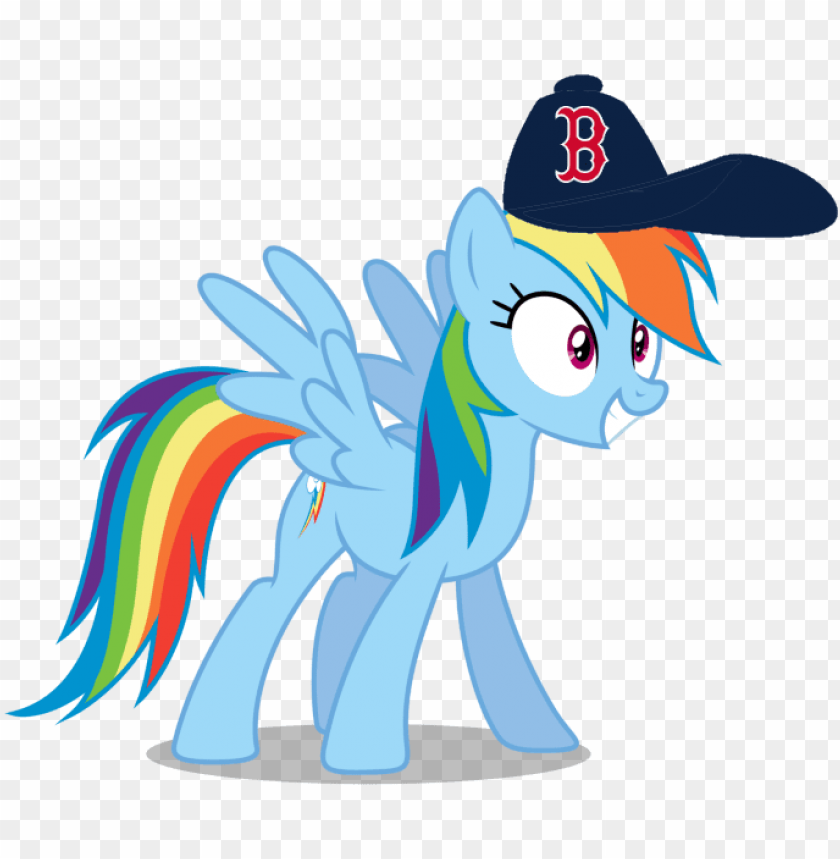 Rainbow Dash Wearing Hat PNG Transparent With Clear Background ID 86961