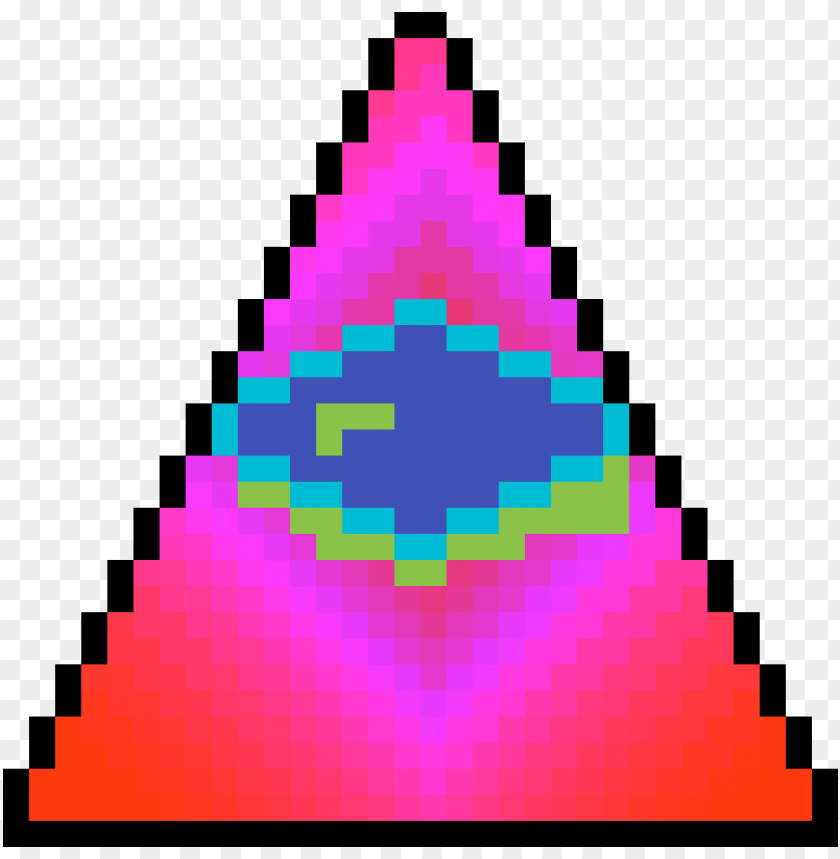 Rainbow Illuminati 8 Bit Character Megama Png Image With