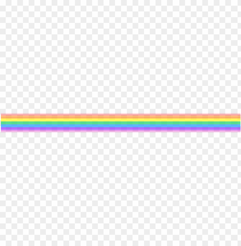 PNG Image Of Rainbow Line With A Clear Background - Image ID 48386