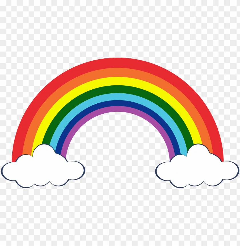 rainbow png images 7 colors of the sky png only - rainbow clipart PNG image  with transparent background | TOPpng