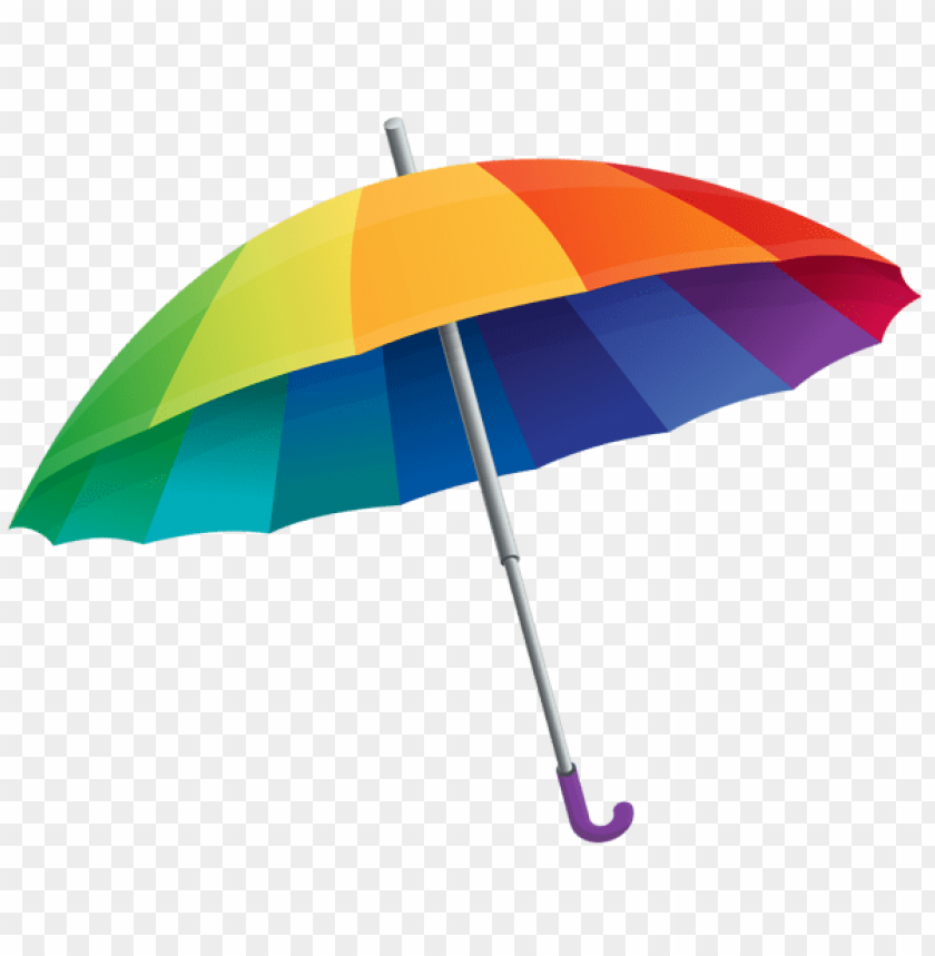 rainbow umbrella clipart png photo - 56388