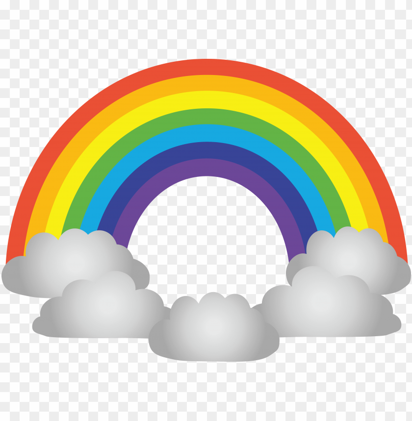 rainbows and clouds png, cloud,png,rainbow