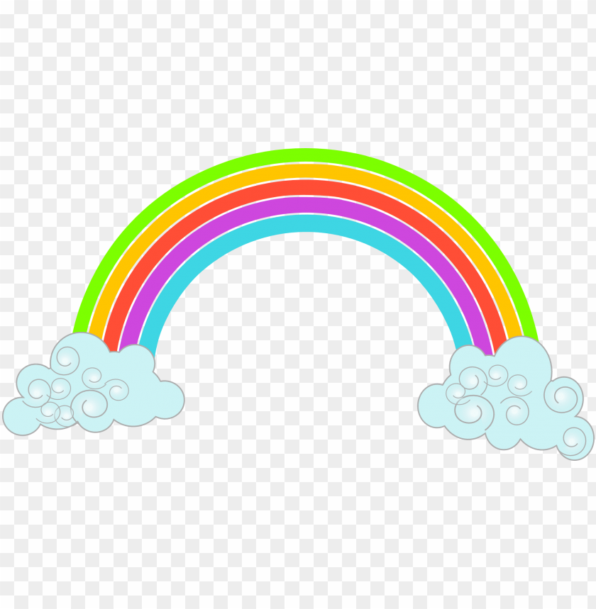 rainbows and clouds png, cloud,png,rainbow