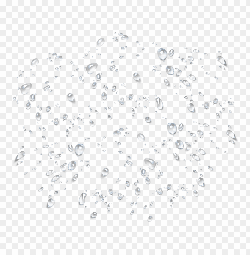 PNG image of raindrops with a clear background - Image ID 26509