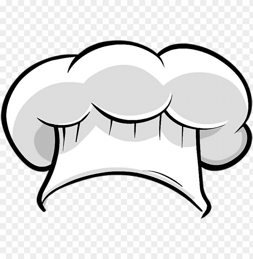 raphic black and white chef sticker by dini julia transparent chef hat clipart PNG transparent with Clear Background ID 187201