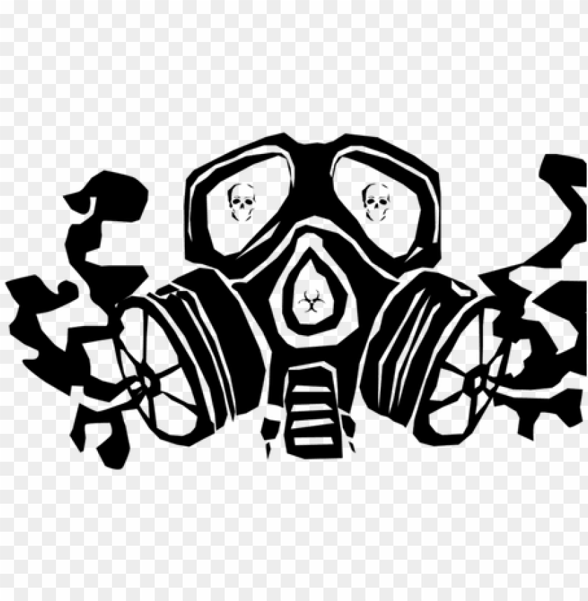 breaking bad gas mask drawing