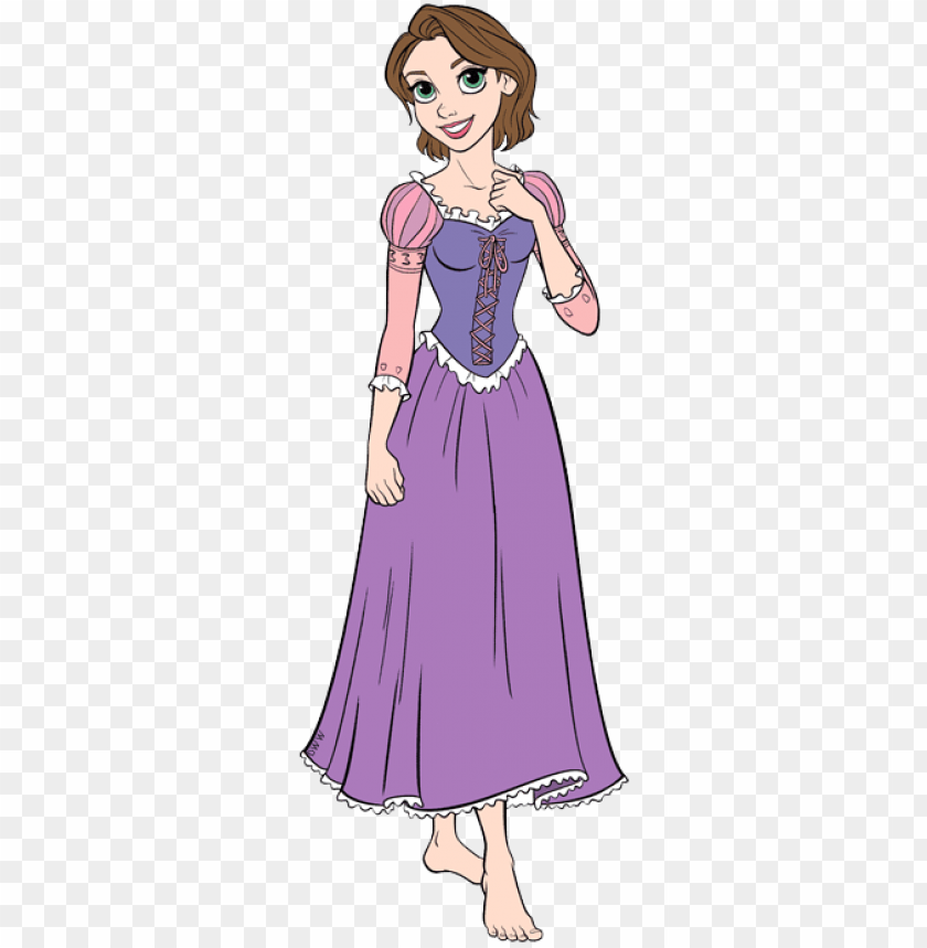 rapunzel with short brown hair - tangled the series rapunzel brown hair PNG  image with transparent background | TOPpng