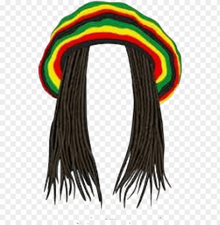 rasta hat with dreads PNG transparent with Clear Background ID 165480