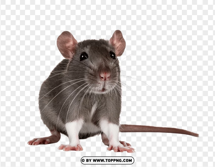 Close-up Of Wild Rat PNG Transparent Background