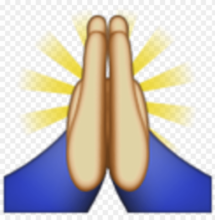 Raying Hands Emoji 128 Praying Hands Emoji PNG Transparent With Clear 