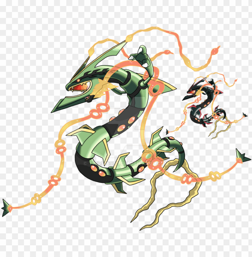 Rayquaza Transparent Mega Clip Free Mega Rayquaza Shiny Png Image With Transparent Background Toppng