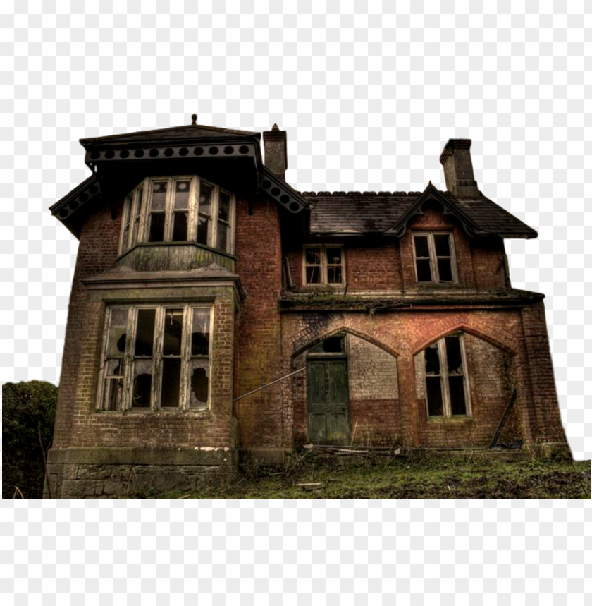 Real Abandoned Haunted Old House PNG Image With Transparent Background@toppng.com