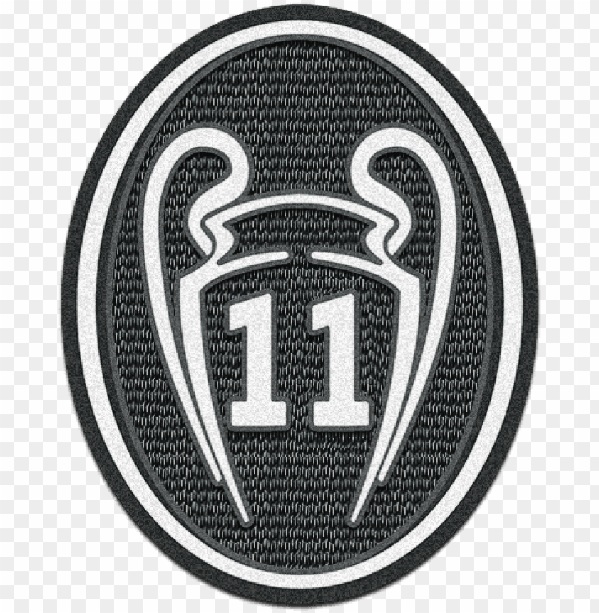Real Madrid 11 Champions League Badge PNG Image With Transparent Background@toppng.com
