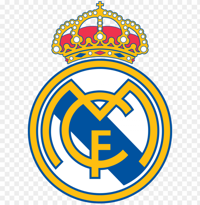 PNG image of real madrid logo with a clear background - Image ID 8365