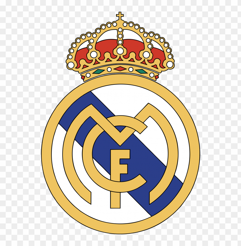 PNG image of real madrid logo with a clear background - Image ID 8367