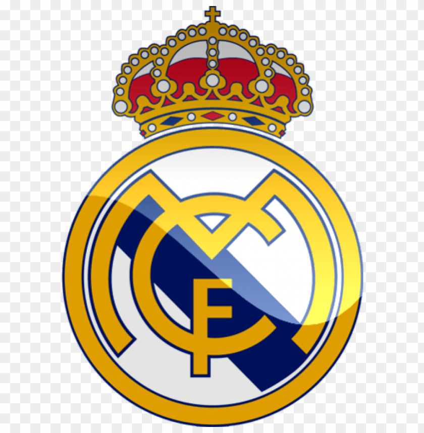 PNG image of real madrid logo with a clear background - Image ID 8368