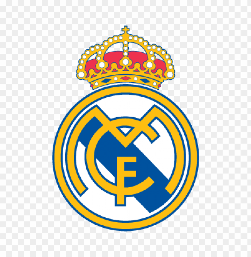 real madrid logo vector free download@toppng.com