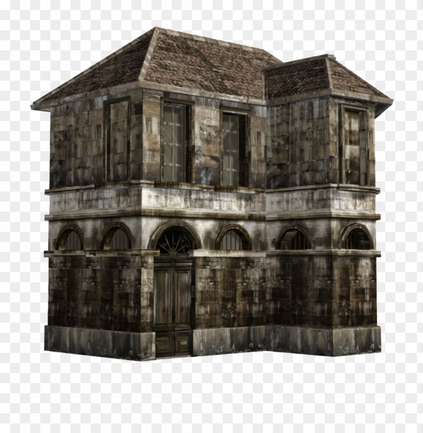 Real Old Abandoned Haunted Hou E PNG Image With Transparent Background