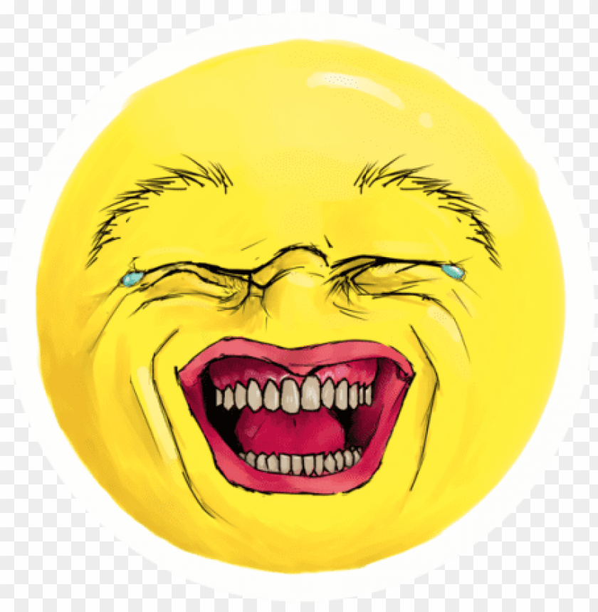 free PNG realistic laughing crying emoji PNG image with transparent background PNG images transparent