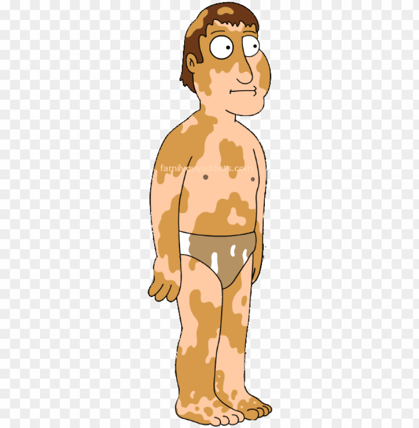 reased up deaf guy - greasy guy family guy PNG image with transparent background@toppng.com